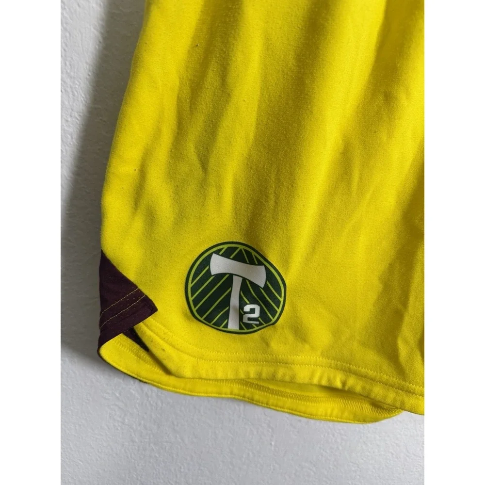 Adidas Portland Timbers Shorts Mens XL Yellow‎ #26 Player Issued Game